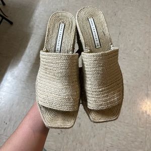 Zara rope platforms size 38
